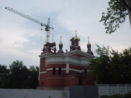 Православная церковь на месте кинотеатра Металлург